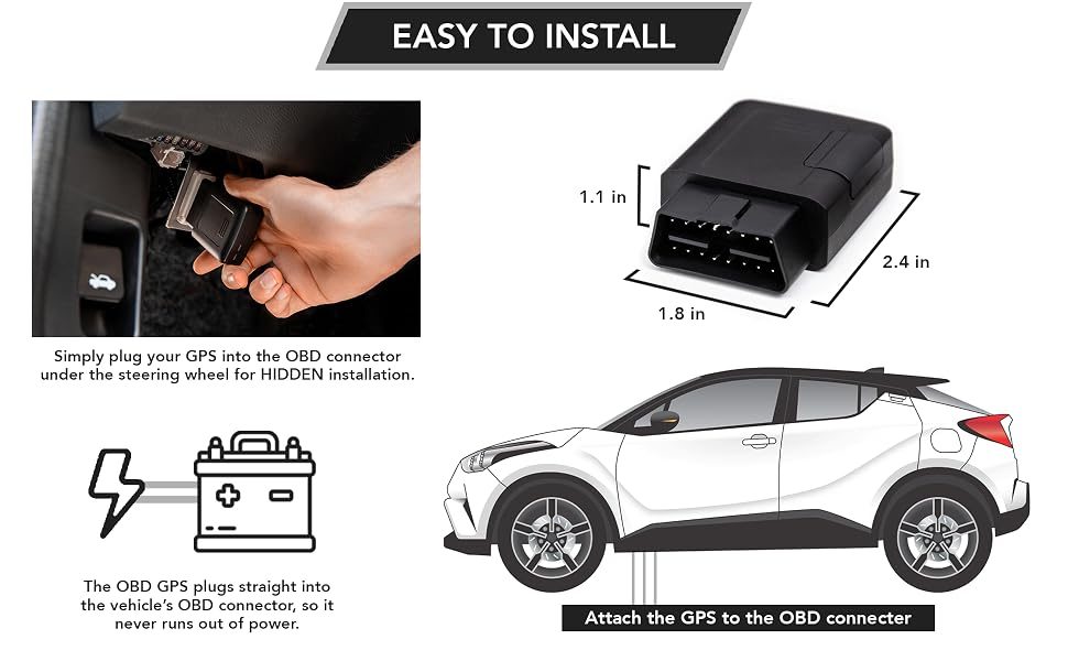 Plug-in OBD GPS tracker