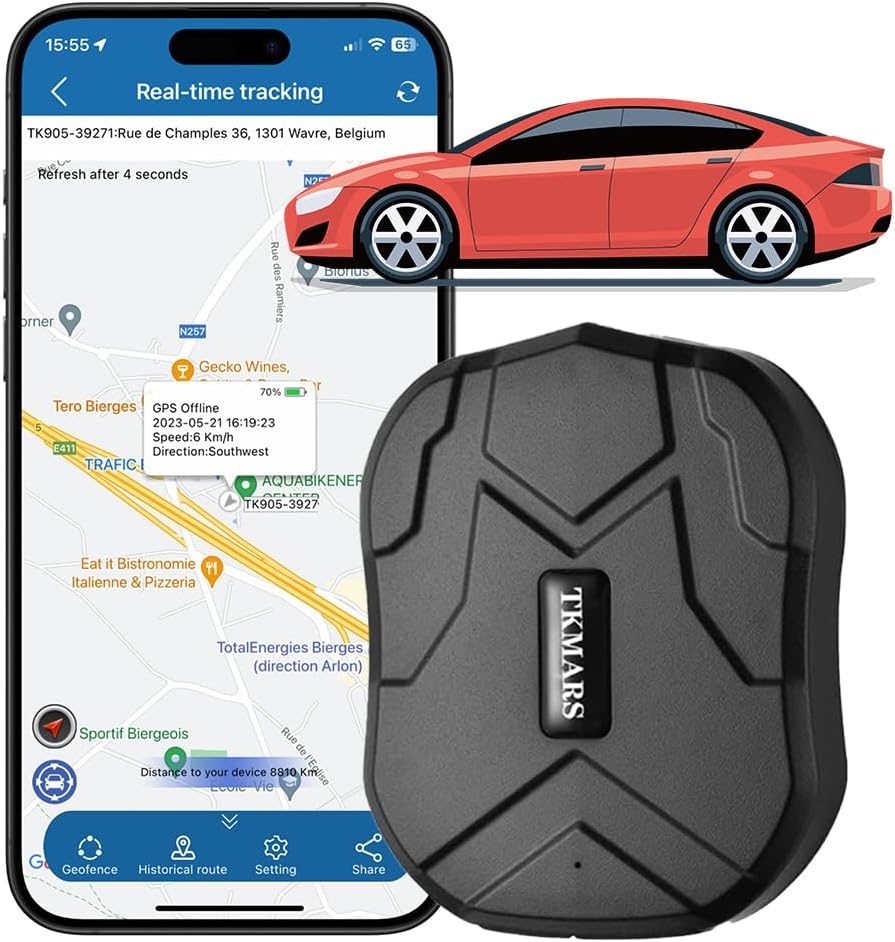 Battery magnetic GPS tracker