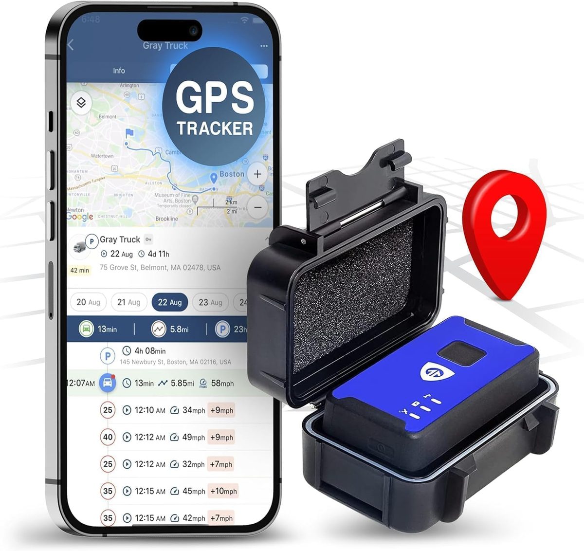 Portable GPS asset tracker